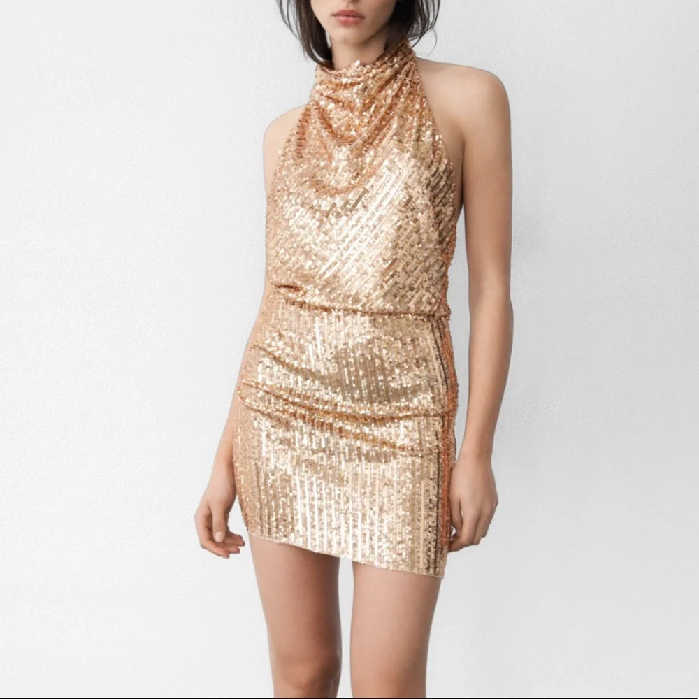 Zara | Dresses | Zara Gold Sequin Dress | Poshmark Zara | Dresses | Zara Gold Sequin Dress | Poshmark